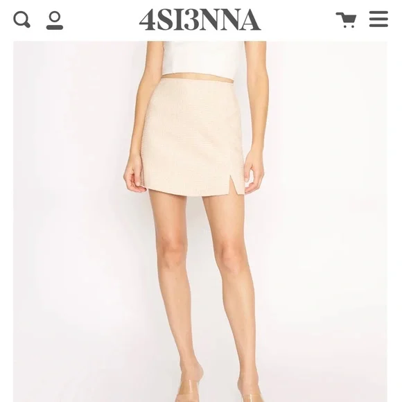 4si3nna High Rise Mini Skirt - Picture 2 of 10